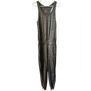 Sweaty Betty Garudasana Sleeveless Studio Jumpsuit In Black Marble NWOT